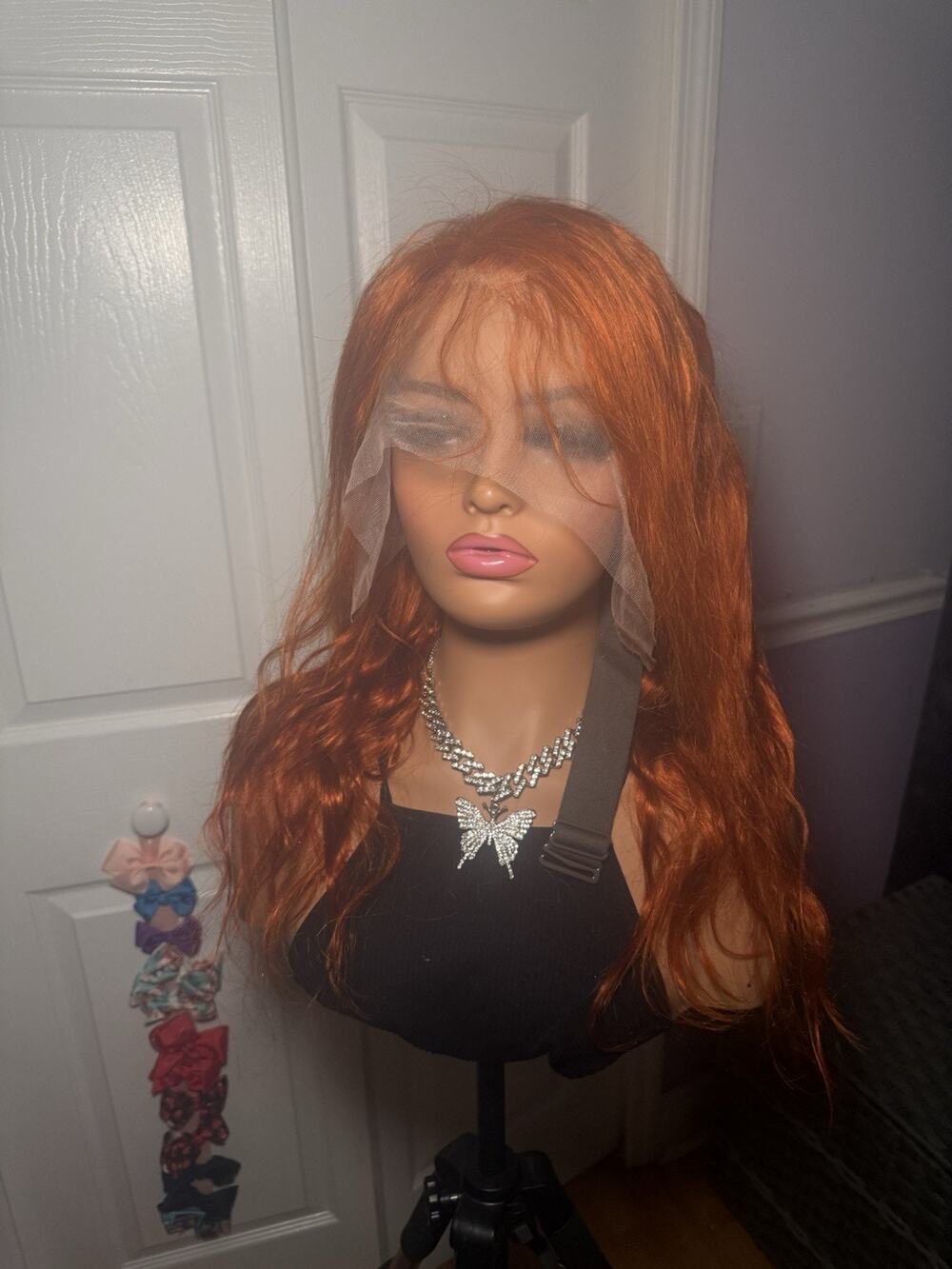 New 13x6 Human Hair Lace Front Wig – Ginger Copper Wig
